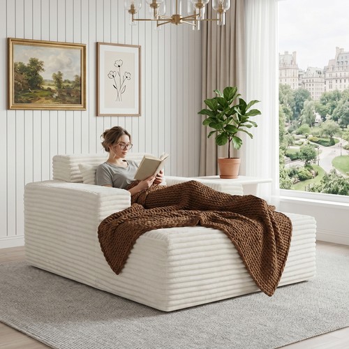 Boneless couch chaise - couch, lounge