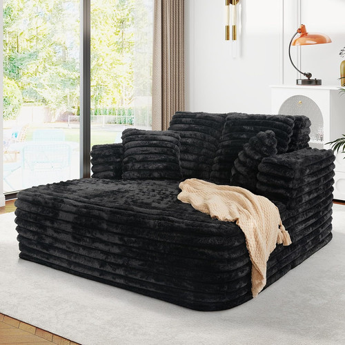 Oversized chaise lounge - 56",