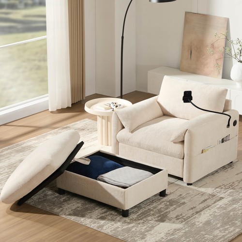 Oversized armchair accent - 37",