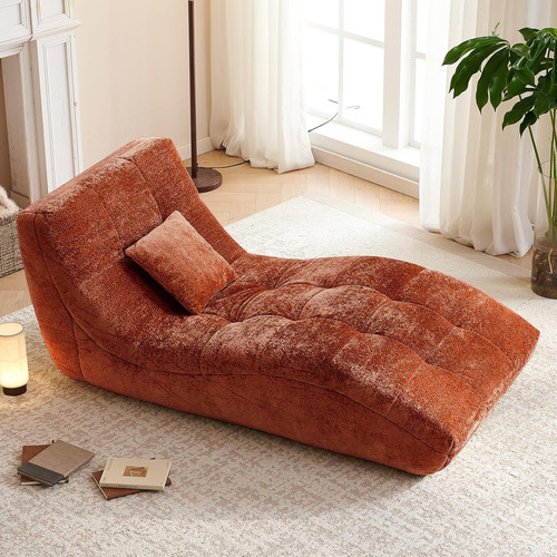 Modern curved back chaise - curved,