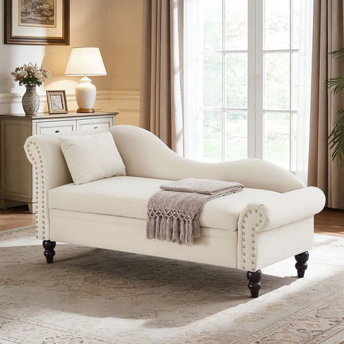 Modern velvet chaise lounge - modern,