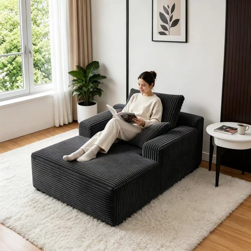 Oversized chaise lounge chair - oversized,
