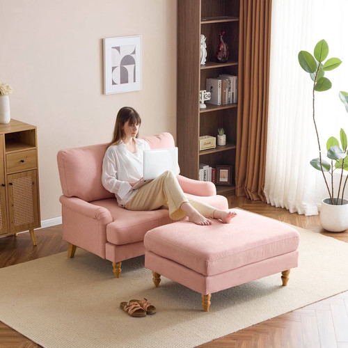 Chaise lounge with ottoman - chaise,
