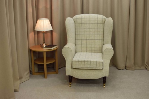 High wing back fireside chair - wing,