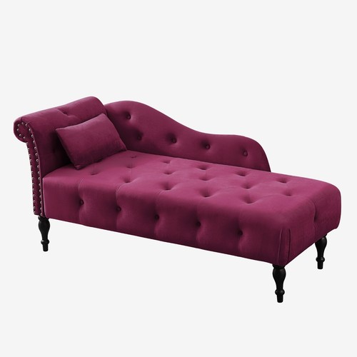 Classic velvet chaise lounge - classic,