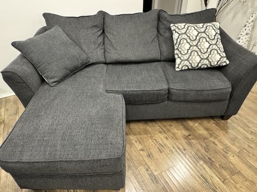 Dark gray sectional - dark,