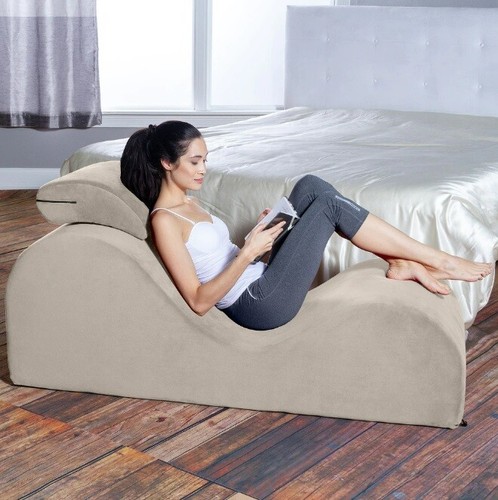 Beige chair yoga play - bed, love