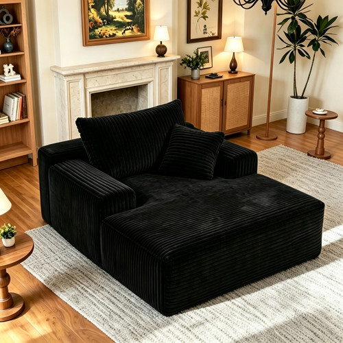 Oversized chaise lounge - chaise, chair