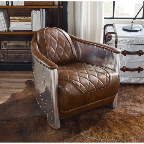 Tufted genuine leather - genuine,